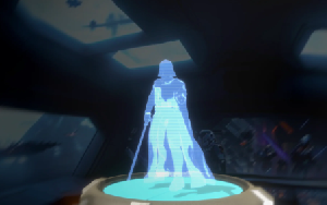 Holographic material project preview